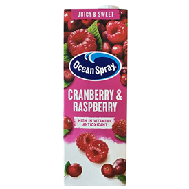 OCEAN SPRAY CRANB. RASPBERRY 1L X 12