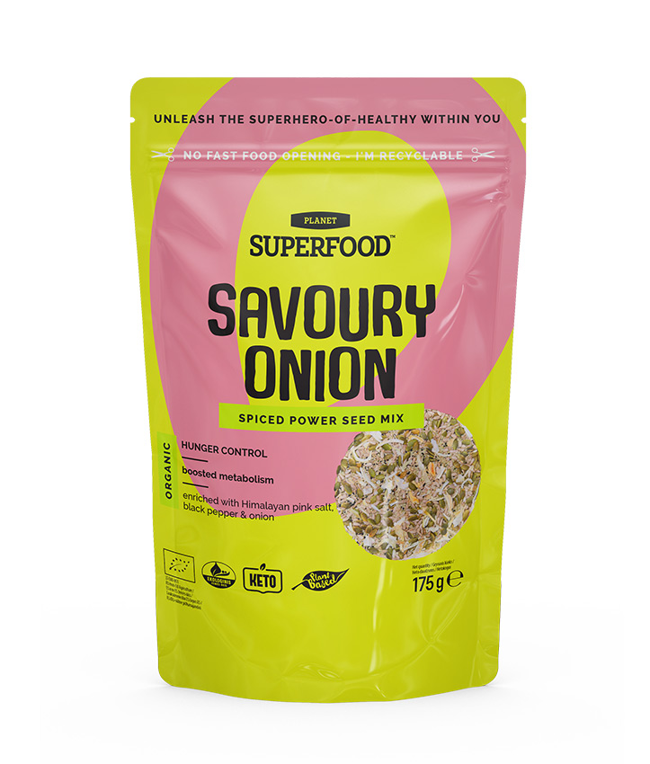 PLANET S.F. SUPERSEEDS SAVOURY ONION 175GR X9