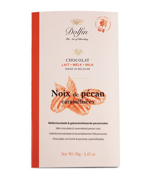 DOLFIN TABL. NOIX DE PECAN 70GR X15