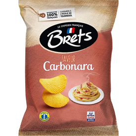 CHIPS BRETS CARBONARA 125GR X10