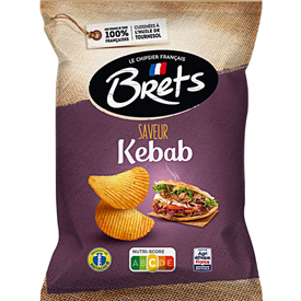 CHIPS BRETS KEBAB 125GR X10