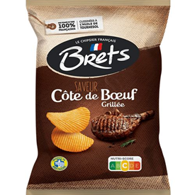 CHIPS BRETS COTES DE BOEUF 125GR X10