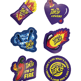 TAKIS MERCH STICKERS