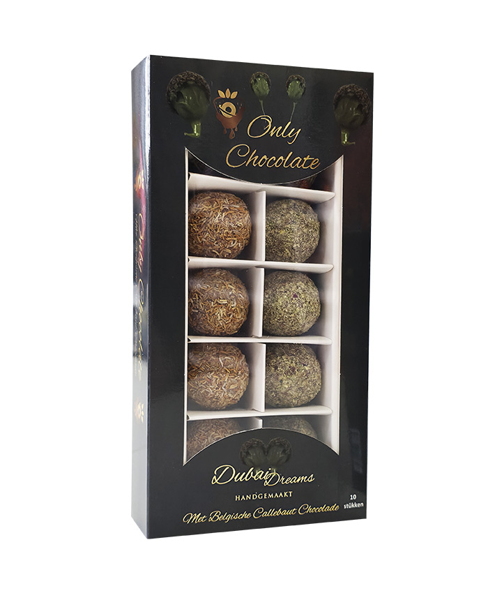 DUBAI TRUFFLES ONLY CHOC. 160GR X12