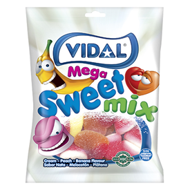 VIDAL # MEGA SWEET MIX 90GR X14