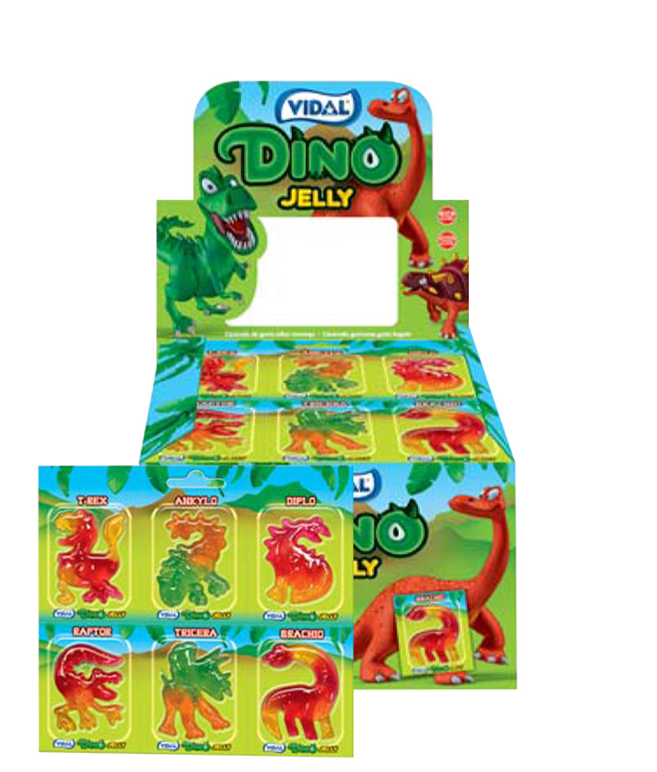 VIDAL BOX DINO JELLY 6PC X11