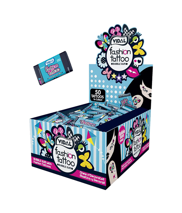 VIDAL *BOX FASHION TATOO TUTTI F.200PC