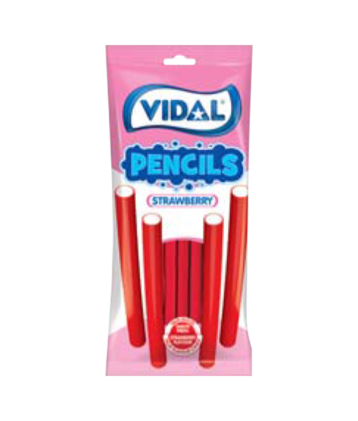 VIDAL # STRAWBERRY PENCILS 90GR X14