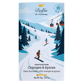 DOLFIN TABL. WINTER NOIR OR. EPICES 70GR X15