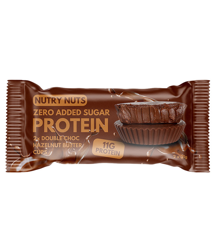 NUTRY NUTS DOUBLE CHOC. HAZELNUT 42GR X12