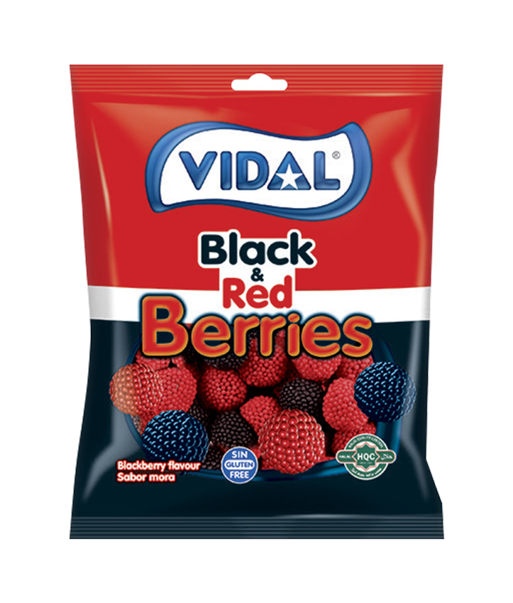 VIDAL # BLACK & RED BERRIES 90GR X14