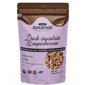 PLANET S.F. SUPERSEEDS DARK CHOCOLATE 175GR X9