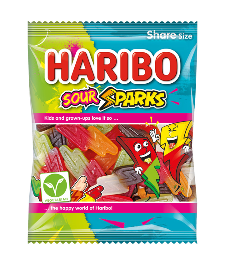 HARIBO SOUR SPARKS 154GR X12