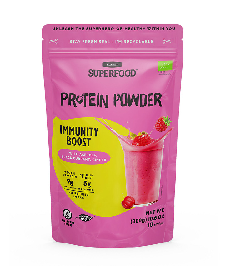 PLANET S.F. PROTEIN POWDER IMMUNITY B.300GR X8