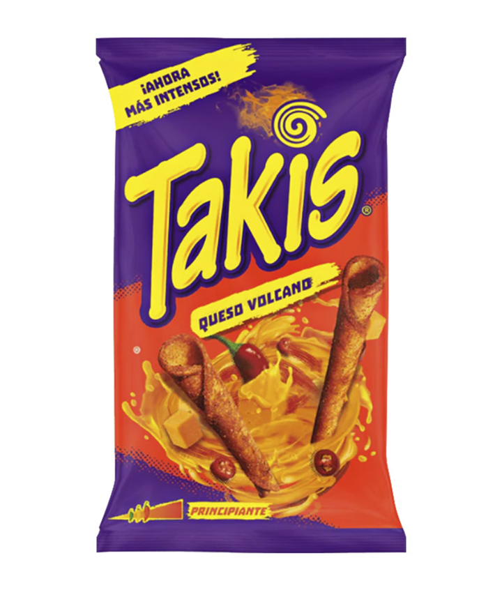 TAKIS QUESO / VOLCANO 100GR X18