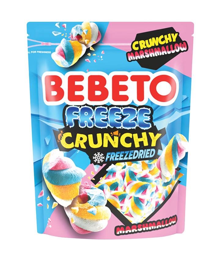 BEBETO FREEZE CRUNCH MARSHMALLOW 35GR X12