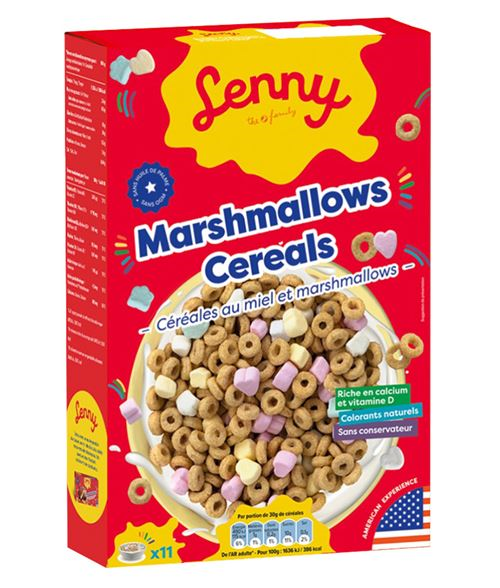 LENNY CEREALES MARSHMALLOWS 325GR X12