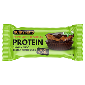 NUTRY NUTS DARK PEANUT BUTTER 42GR X12