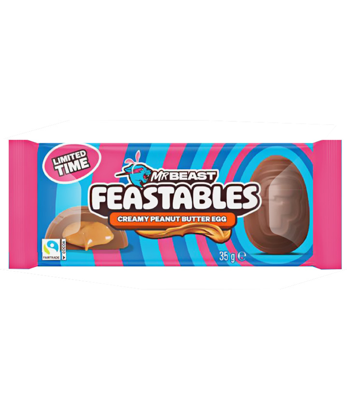 MR BEAST FEASTABLES P.B. EGG 35GR X30