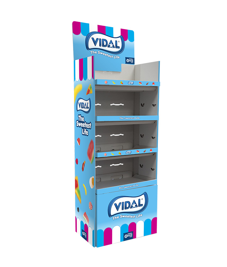 VIDAL DISPLAY CARTON 1/4 PAL.