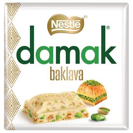 NESTLE DAMAK BAKLAVA CHOC.PISTACHIO 60G X6