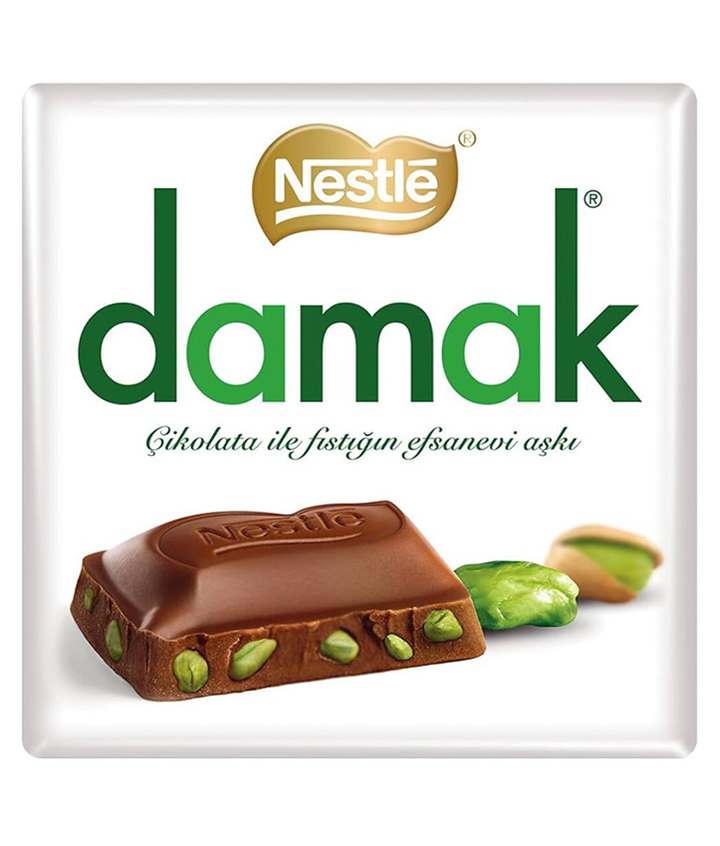 NESTLE DAMAK MILK CHOC.PISTACHIO 60G X6