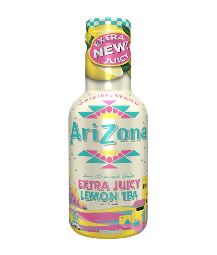 ARIZONA EXTRA JUICY LEMON TEA PET 500ML X6
