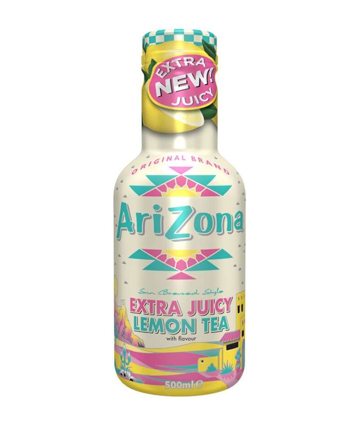 ARIZONA EXTRA JUICY LEMON TEA PET 500ML X6