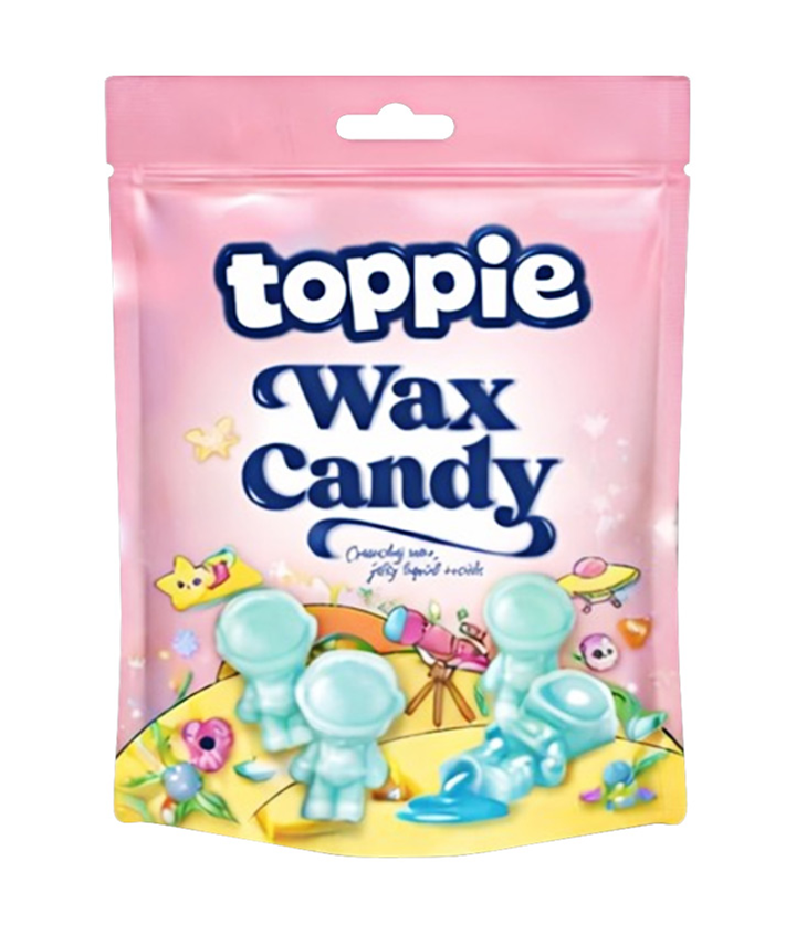 TOPPIE WAX CANDY ASTRONAUT BLUE. 40GR X12