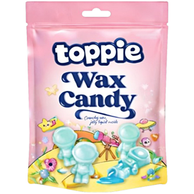 TOPPIE WAX CANDY ASTRONAUT BLUE. 40GR X12