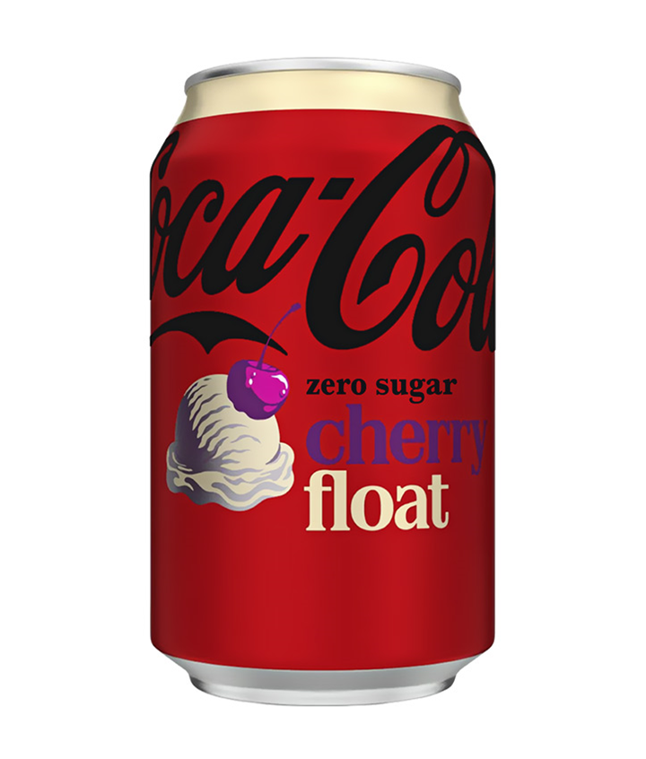 COCA COLA ZERO CHERRY FLOAT CANS 330ML X24