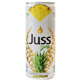 JUSS PULPY PINEAPPLE 250ML X24