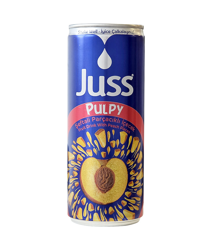 JUSS PULPY PEACH 250ML X24