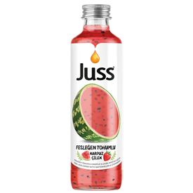 JUSS BASIL WATERMELON STRAWBERRY 250ML X6