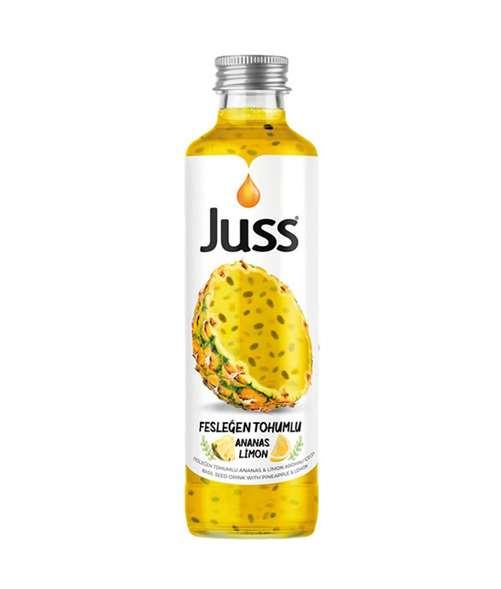 JUSS BASIL PINEAPPLE LEMON 250ML X6