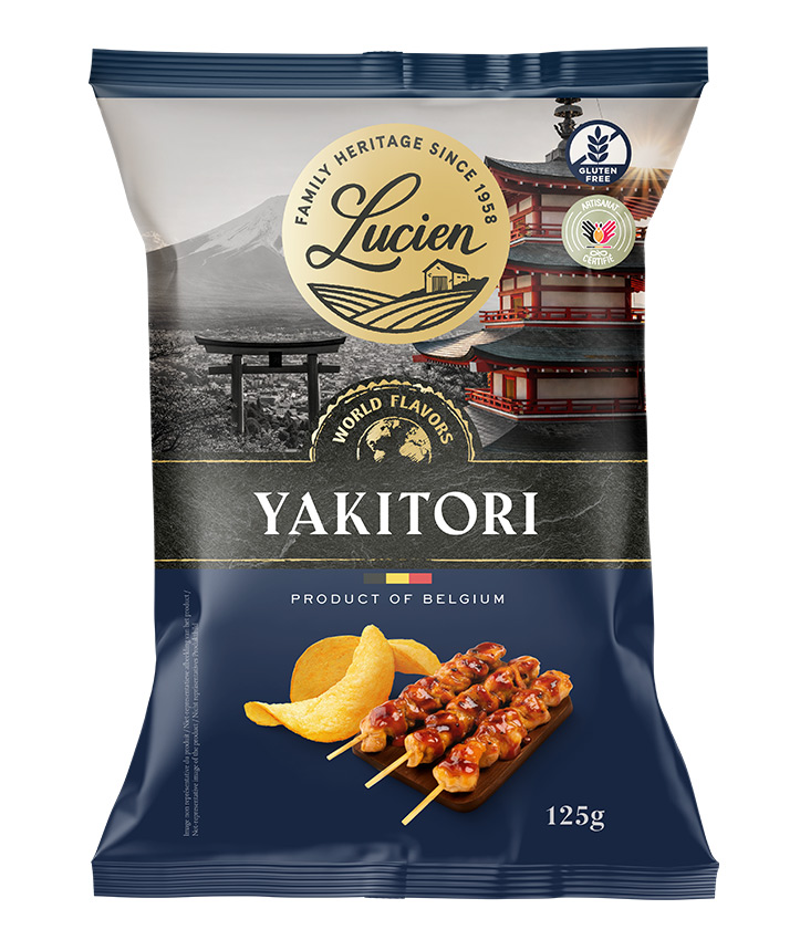 CHIPS DE LUCIEN YAKITORI 125GR X10