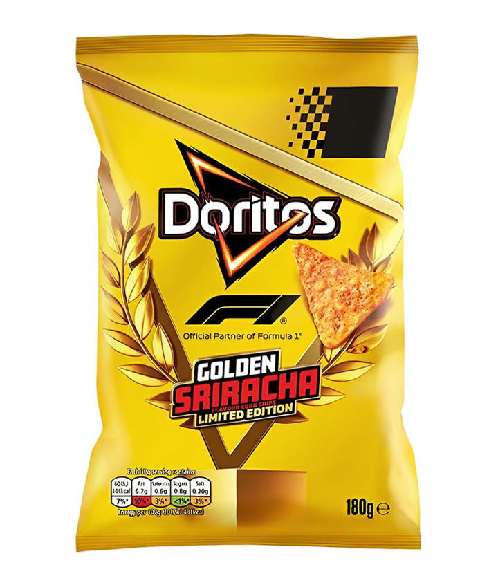 DORITOS GOLDEN SRIRACHA L.E. 180GR X12
