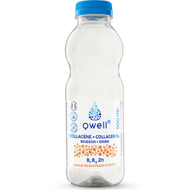 QWELL EAU COLLAGENE PECHE 500ML X24