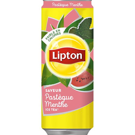 LIPTON WATERMELOEN MUNT CANS 33CL X24