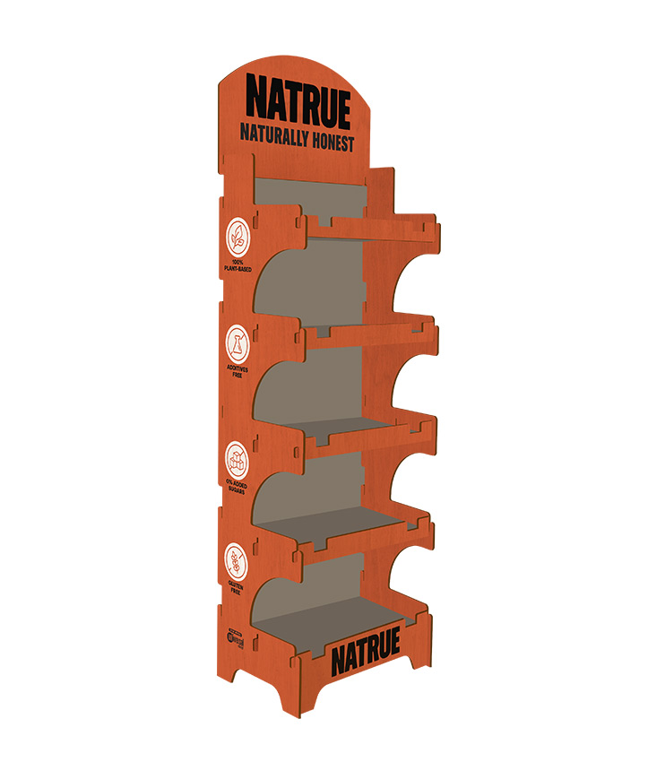 DISPLAY NATRUE WOOD BIG