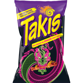 TAKIS DRAGON SWEET CHILI 90GR X18