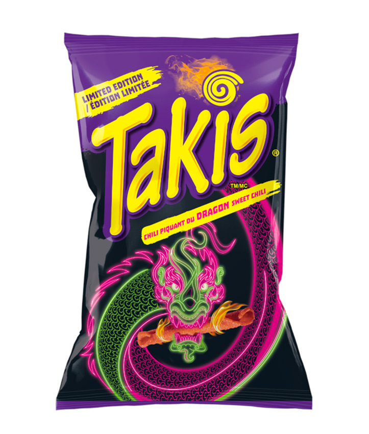 TAKIS DRAGON SWEET CHILI 90GR X18