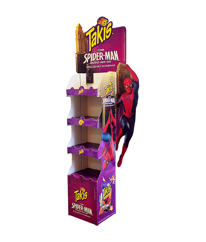TAKIS DISPLAYS SPIDERMAN