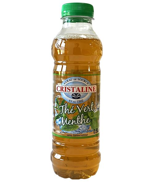 CRISTALINE THE VERT MENTHE 24X500 ML