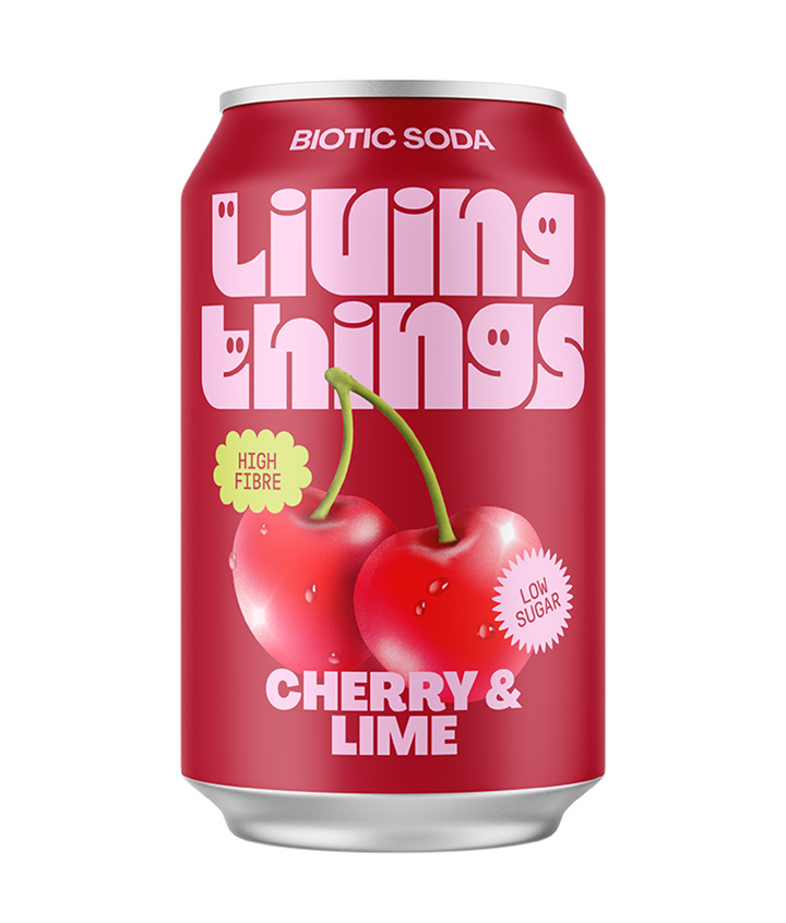 LIVING THINGS CHERRY LIME 330ML X12