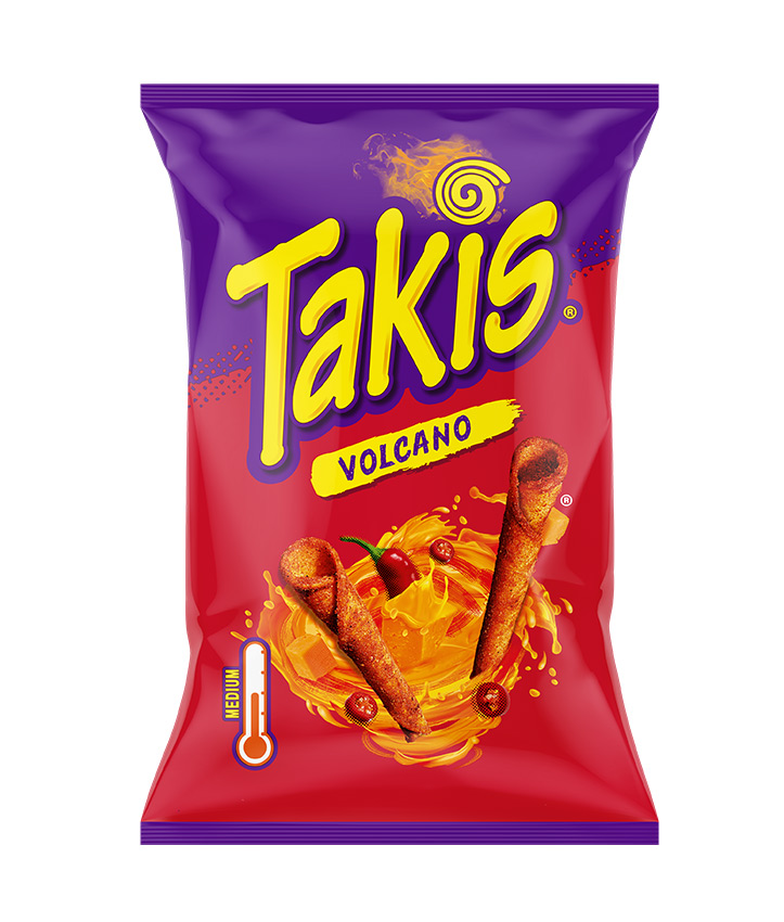 TAKIS QUESO / VOLCANO 100GR X18