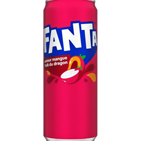FANTA MANGUE FRUIT DU DRAGON SLIM CANS 33CL X24