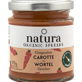 NATURA BIO SPREAD CAROTTE GING. 170GR X12