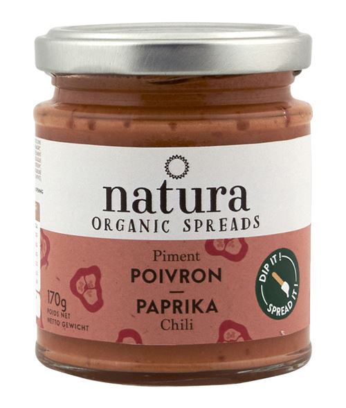 NATURA BIO SPREAD PAPRIKA POIV.CHILI 170GR X12