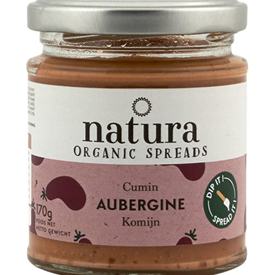 NATURA BIO SPREAD AUBERGINE C. 170GR X12